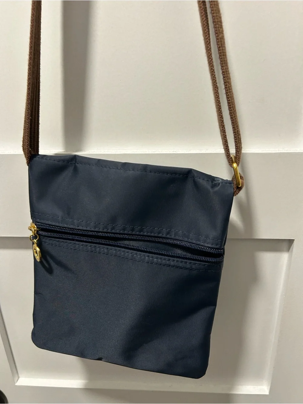 Navy Crossbody Travel Bag - Compact Everyday Bag